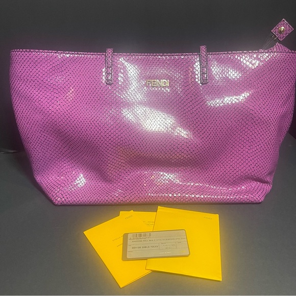 EUC Fendi Python Tote - Picture 11 of 11